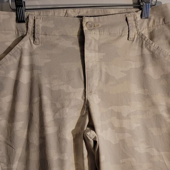 Lee Tailored Chino Cream Camo Sz 10 Straight Leg Pants Preppy Utility Quietlux - Picture 4 of 10